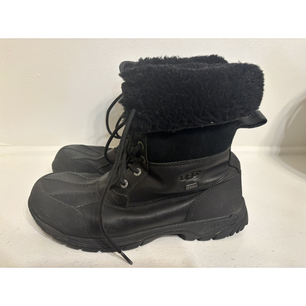 [5521-BLK] Men UGG Butte Coldweather Waterproof‎ Boots Black  Size 10